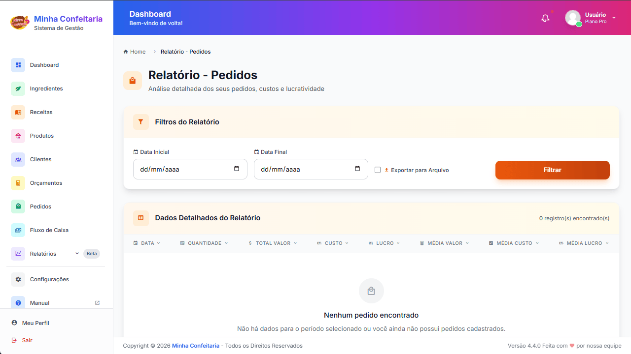 Relatórios